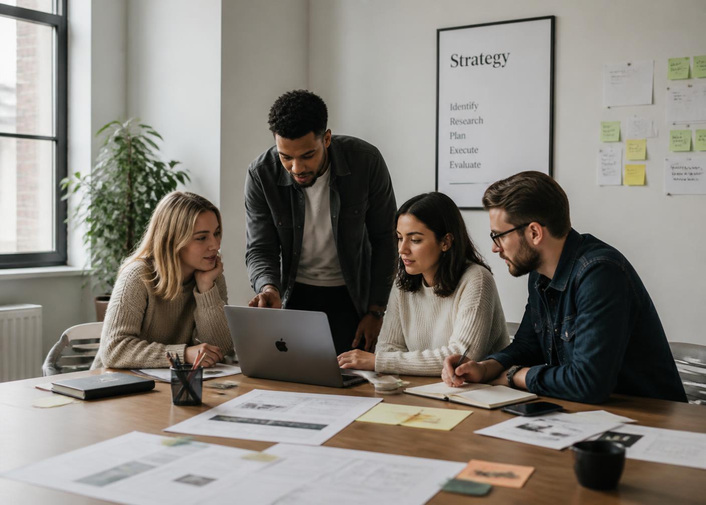 Marketing strategy team